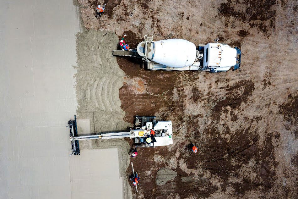 Trabajo de Hormigones Santa Ester en terreno
